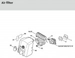 Stihl MS 210 C-B Quick Chain Tensioner Gasoline Chainsaw Spare Parts